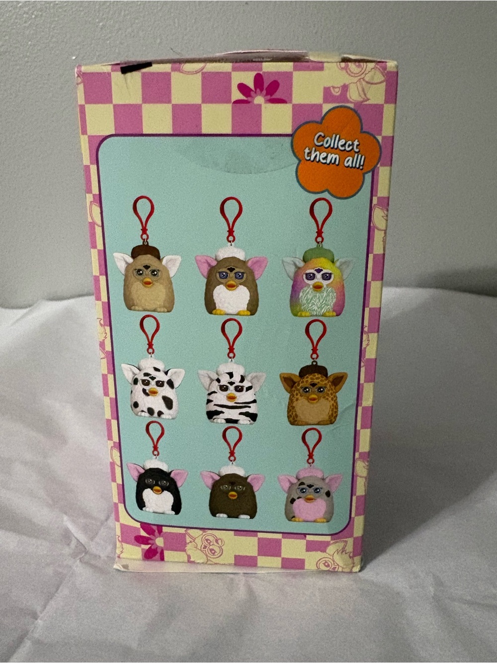 Furby 90’s Retro Flocked Hanger Key chain Blind Box Collectible